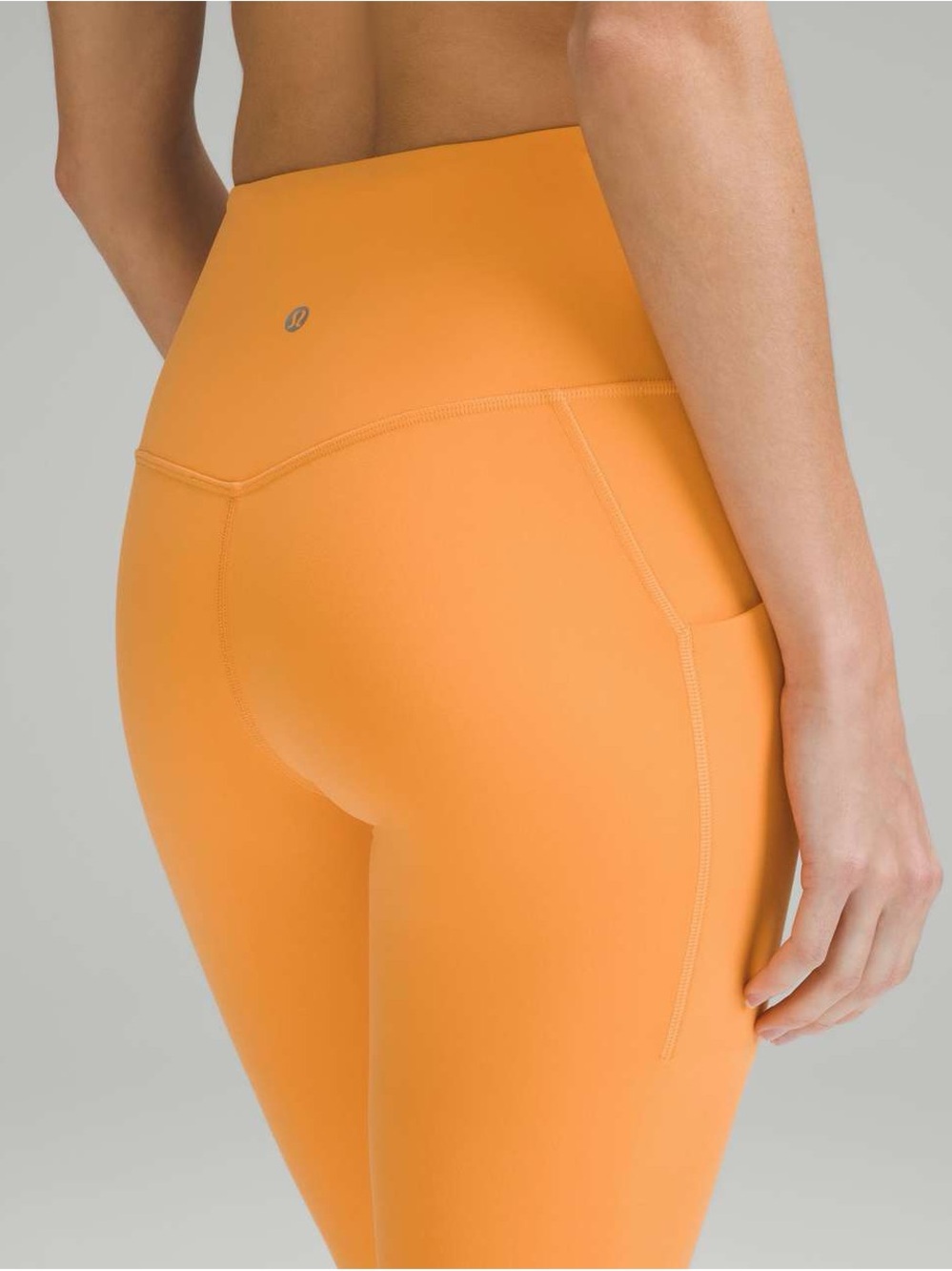 141. Lululemon Align High-Rise Pant with Pockets 25" Mango Dream NWT - Picture 5 of 8